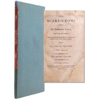 Item #324093 The Scare-Crow; being an Infamous Letter, sent to John Oldden, threatening...