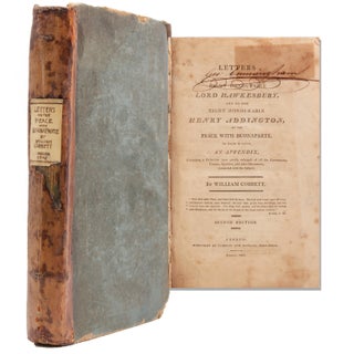 Item #324109 Letters to the Right Honourable Lord Hawkesbury and to the Right Honourable Henry...