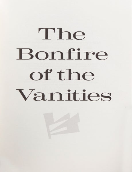 The Bonfire of the Vanities