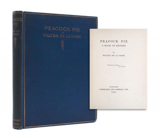 Item #324335 Peacock Pie. A Book of Rhymes. Walter De la Mare