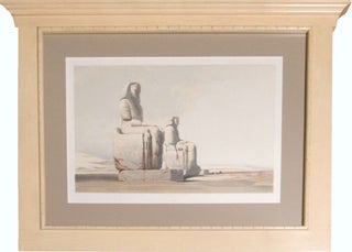 Item #32437 Contemporay Hand-colored lithograph: "Thebes" from "Egypt &...