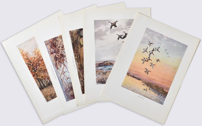 [Gunner’s Dawn: Set of proofs of the fiver color plates:] Sunrise, Icy Marsh, An Open Shot, Mallard Water, The Little Bevy
