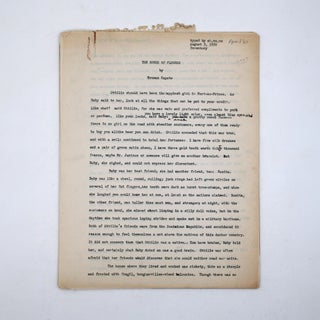 Item #324383 The House of Flowers. Corrected Typescript. Truman Capote