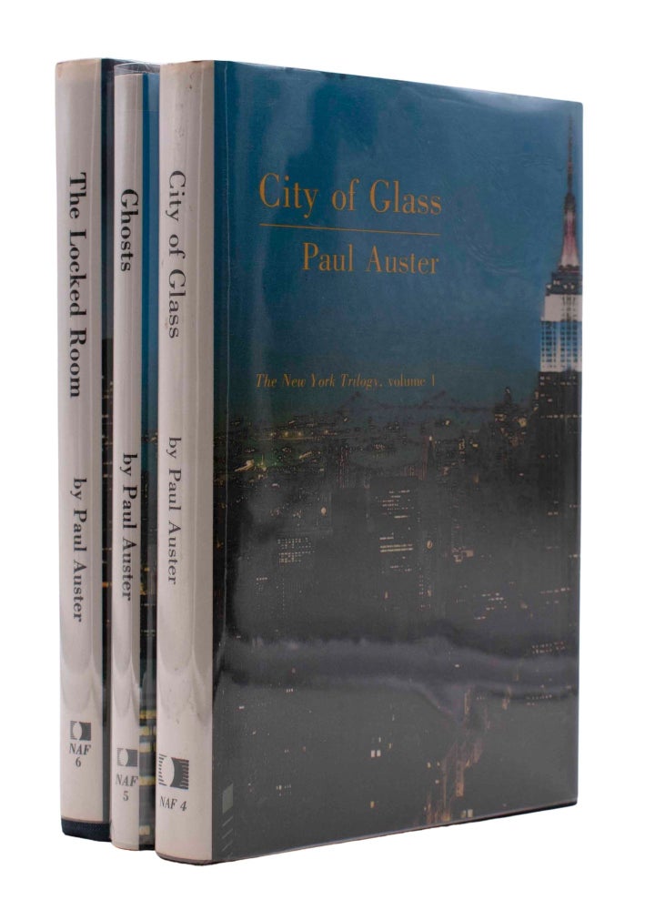 Item #324481 The New York Trilogy: City of Glass; Ghosts; The Locked Room. Paul Auster.