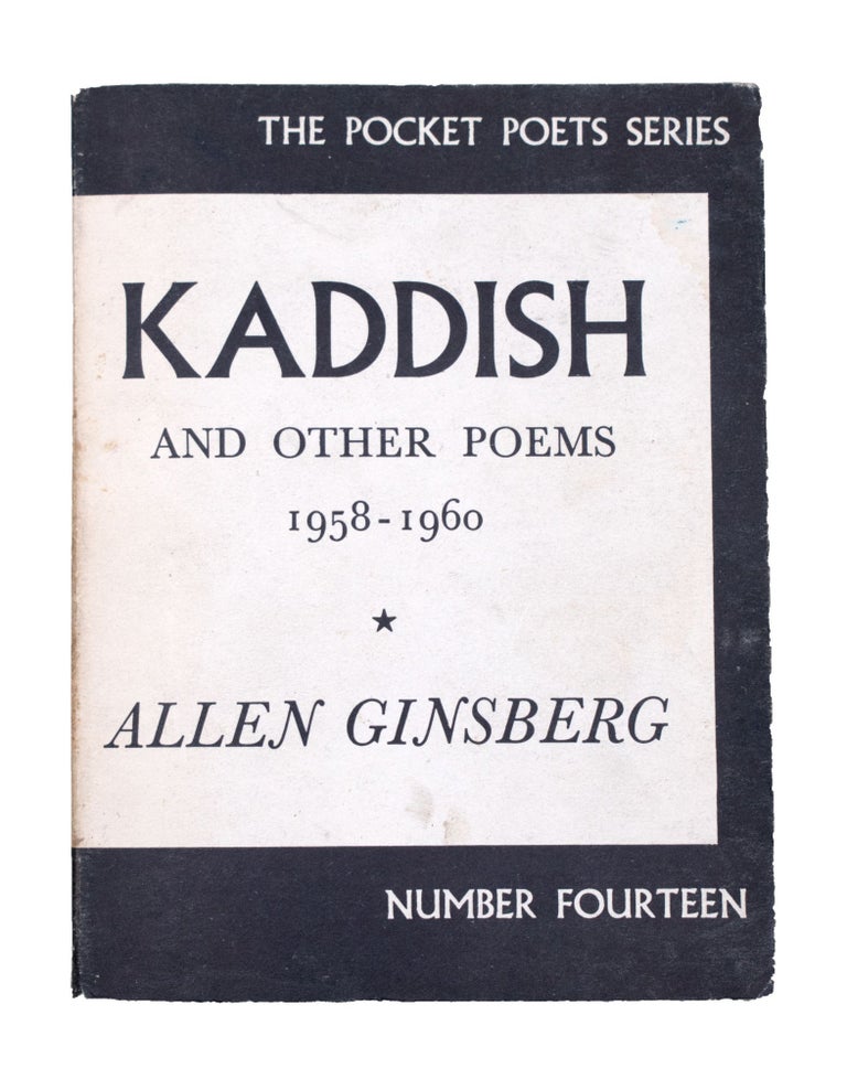 Item #324690 Kaddish and Other Poems 1958-1960. Allen Ginsberg.