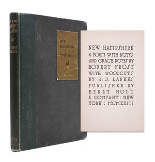 Item #324958 New Hampshire. A Poem with Notes and Grace Notes. Robert Frost