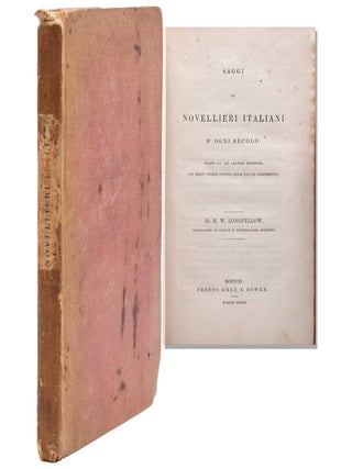 Item #325039 Saggi de’ Novellieri Italiani d’Ogni Secolo: Tratti da’ Più Celebri...
