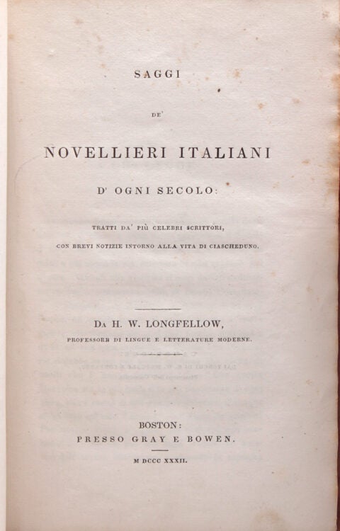 Saggi de’ Novellieri Italiani d’Ogni Secolo: Tratti da’ Più Celebri Scrittori, Con Brevi Notizie Intorno alla Vita di Ciascheduno