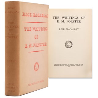 Item #325171 The Writings of E.M. Forster. E. M. Forster, Rose Macaulay