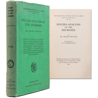 Item #325257 Psycho-Analysis of the Neuroses. … Translated by W.D. Robson-Scott. Dr. Helene...