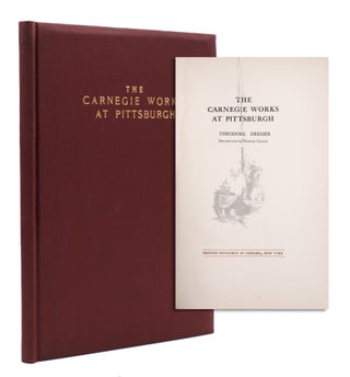 Item #325293 The Carnegie Works at Pittsburgh. Theodore Dreiser