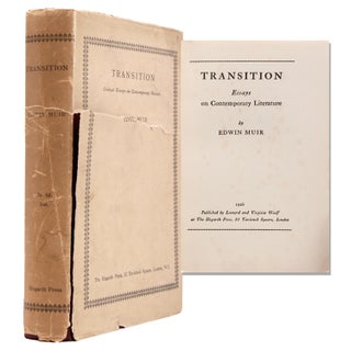 Item #325298 Transition. Essays on Contemporary Literature. Edwin Muir
