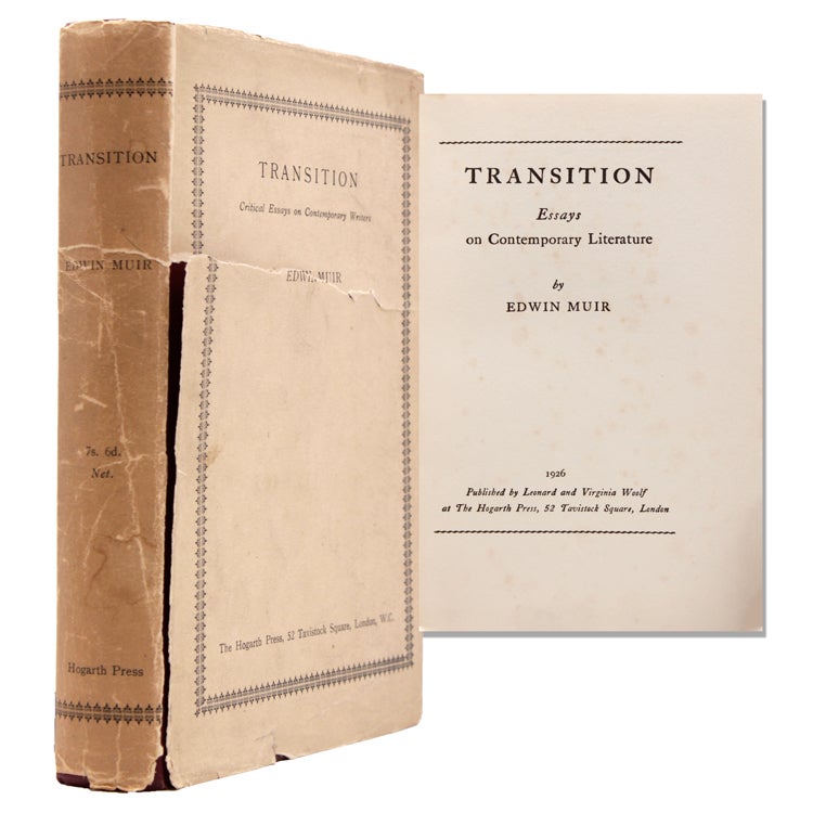 Transition. Essays on Contemporary Literature