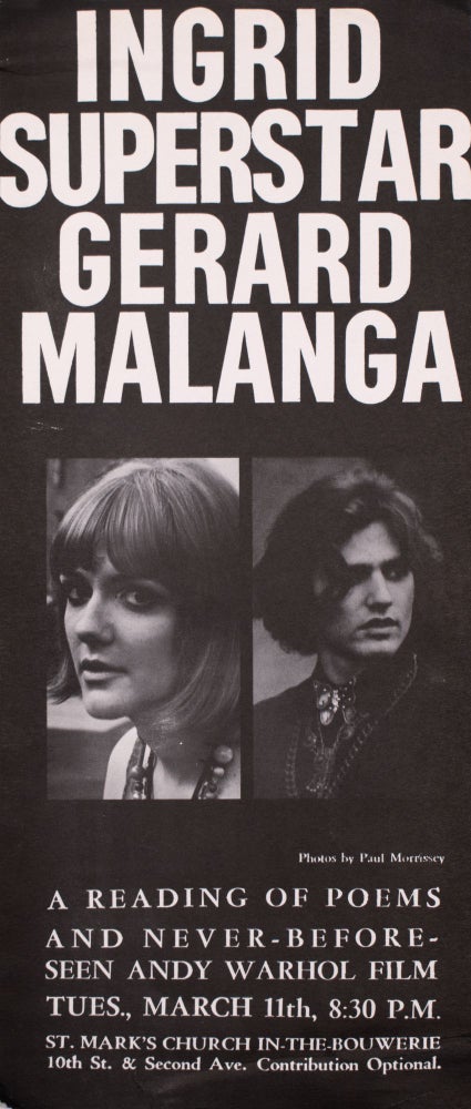 Ingrid Superstar And Gerard Malanga A Reading Of Poems And Never ingrid-superstar-and-gerard-malanga-a-reading-of-poems-and-never
