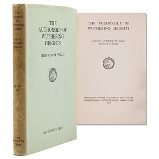 Item #325322 The Authorship of Wuthering Heights. Irene Cooper Willis
