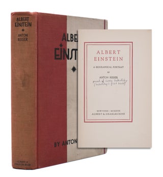 Item #325332 Albert Einstein. A Biographical Portrait. By Anton Reiser [pseudonym of Rudolpf...