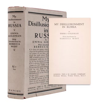 Item #325346 My Disillusionment in Russia ... With an Introduction by Rebecca West. Emma Goldman