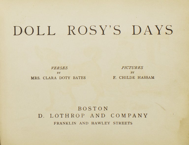 Doll Rosy's Days and Rainy Day Plays