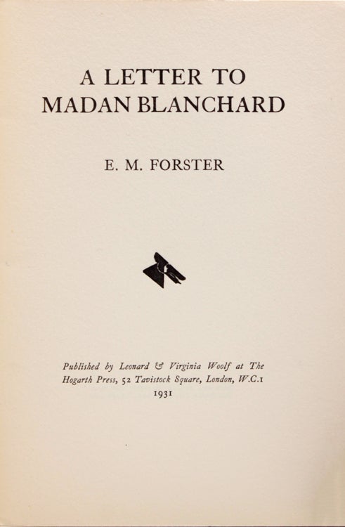 A Letter to Madan Blanchard