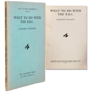 Item #325516 What to Do with the B.B.C. Raymond Postgate