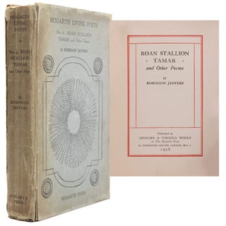 Item #325530 Roan Stallion Tamar and Other Poems. Robinson Jeffers