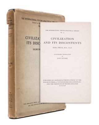 Item #325539 Civilization and Its Discontents. Authorized Translation by Joan Riviere. Sigmund Freud