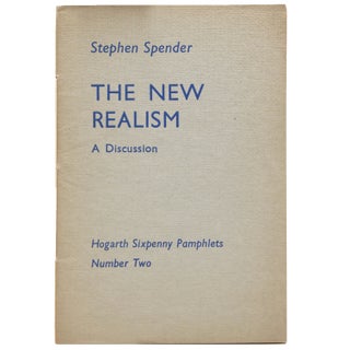 Item #325561 The New Realism. A Discussion. Stephen Spender