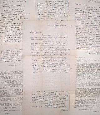 Item #325620 Collection of 3 Typed Letters, signed, and 4 Autograph letters, signed, to editor...