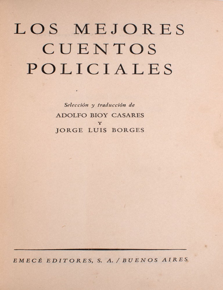 Los mejores cuentos policiales
