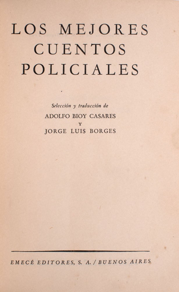 Los mejores cuentos policiales