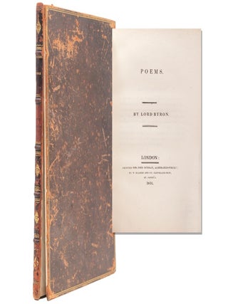 Item #326914 Poems. Lord Byron, George Gordon