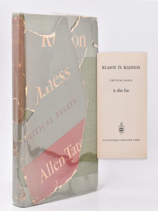 Item #326928 Reason in Madness. Critical Essays. Allan Tate