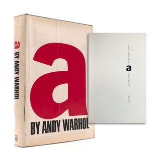Item #329207 A. A Novel. Andy Warhol