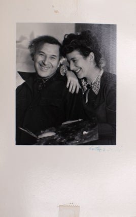 Item #329292 Marc Chagall and his daughter, Ida, New York 1945, signed. Lotte Jacobi