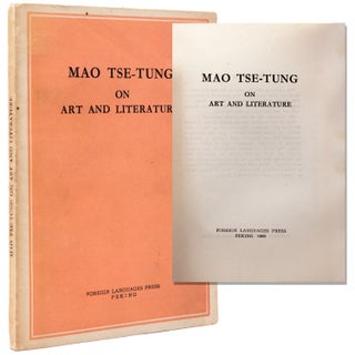 Item #329503 On Art and Literature. Mao Tse-Tung