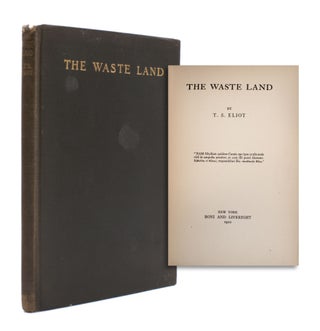 Item #329601 The Waste Land. T. S. Eliot