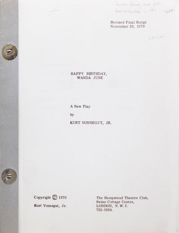 Happy Birthday, Wanda June: A New Play
