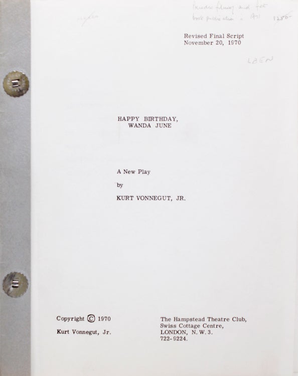 Happy Birthday, Wanda June: A New Play