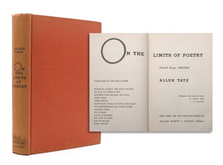 Item #329680 On the Limits of Poetry. Selected Essays: 1928-1948. Allen Tate