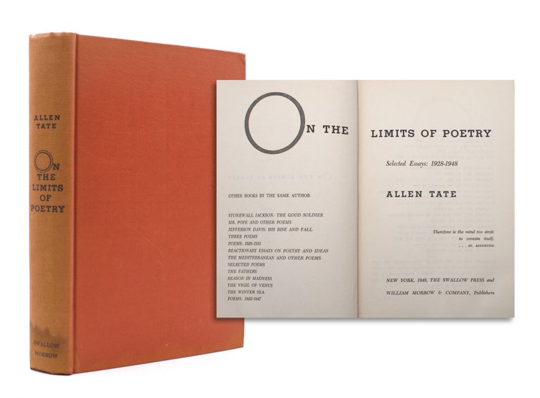 On the Limits of Poetry. Selected Essays: 1928-1948