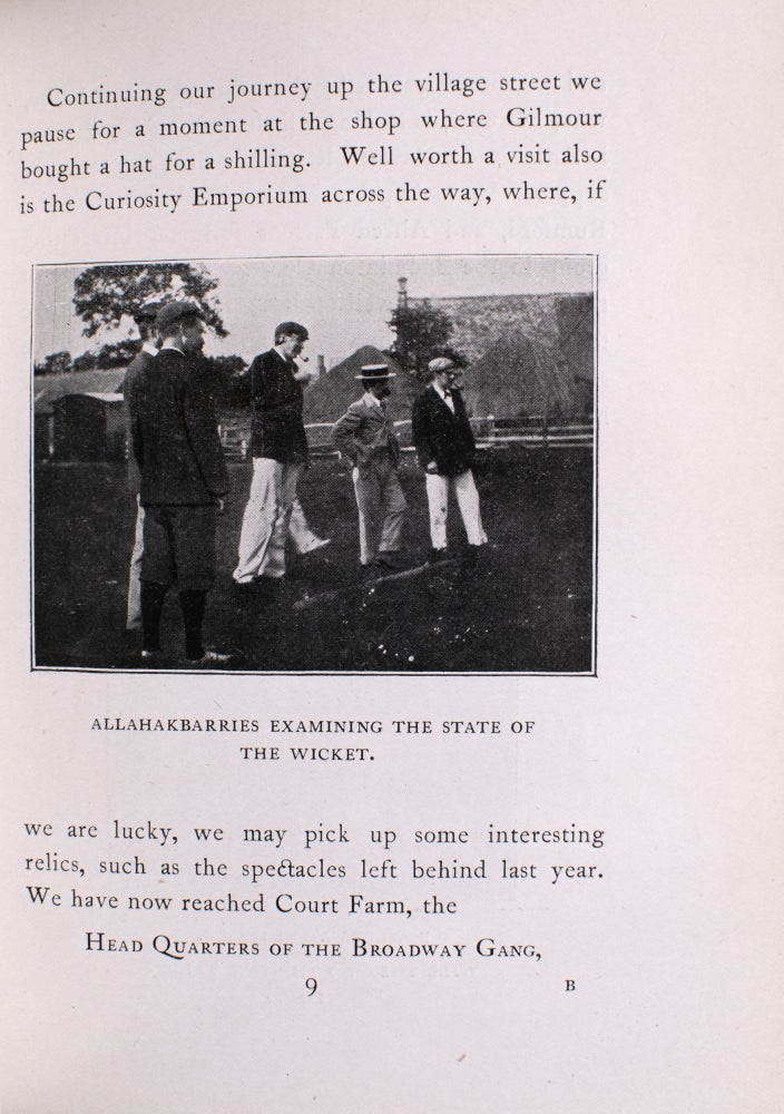 The Allahakbarrie Book of Broadway Cricket for 1899