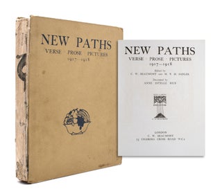 Item #329900 New Paths. Verse. Prose. Pictures. 1917-1918. C. W. Beaumont, M T. H. Sadler