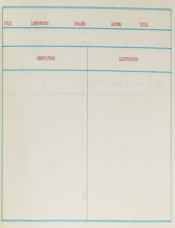 Betty Babcock's Illustrated Hunting Diary, Recording the Sport of the Season for the Followers of the Meadow Brook Hounds