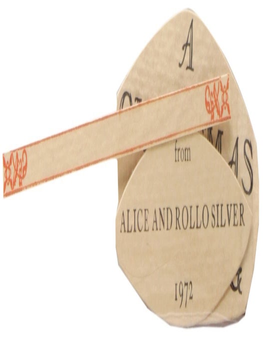 ("Political democracy, as it exists and practically works...")/ A Christmas Greeting from Alice and Rollo Silver, 1972