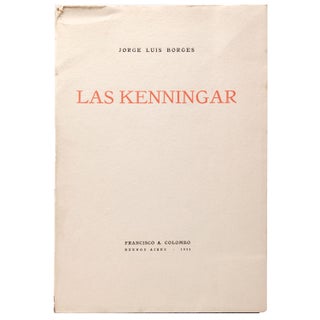 Item #332836 Las Kenningar. Jorge Luis Borges