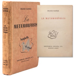 Item #332912 La Metamorfosis [Translated from the German with a prologue by Jorge Luis Borges]....