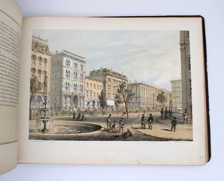 Chicago Illustrated. 1830. 1866. Literary Description by James W. Sheahan Esq. Illustrations by... (10/17)