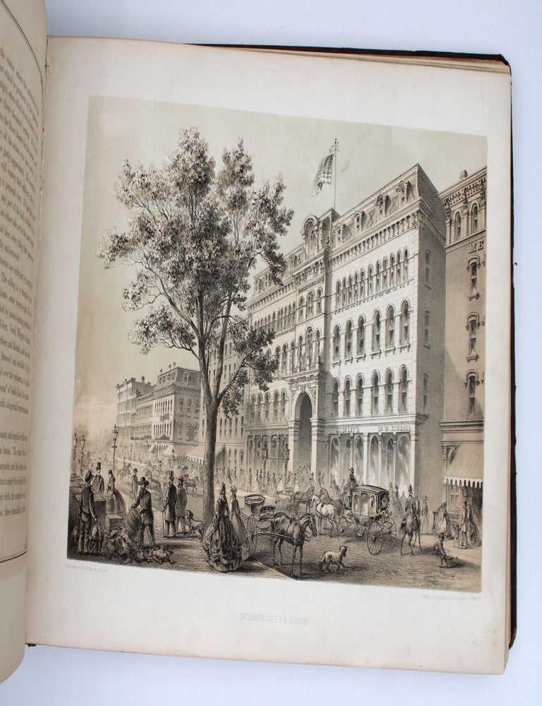 Chicago Illustrated. 1830. 1866. Literary Description by James W. Sheahan Esq. Illustrations by the Chicago Lithographing Co [wrapper title]
