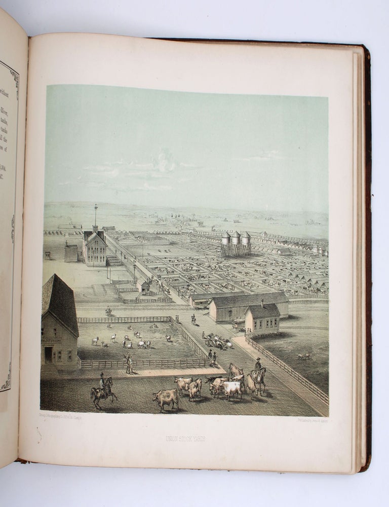 Chicago Illustrated. 1830. 1866. Literary Description by James W. Sheahan Esq. Illustrations by the Chicago Lithographing Co [wrapper title]