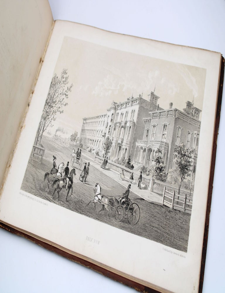 Chicago Illustrated. 1830. 1866. Literary Description by James W. Sheahan Esq. Illustrations by the Chicago Lithographing Co [wrapper title]